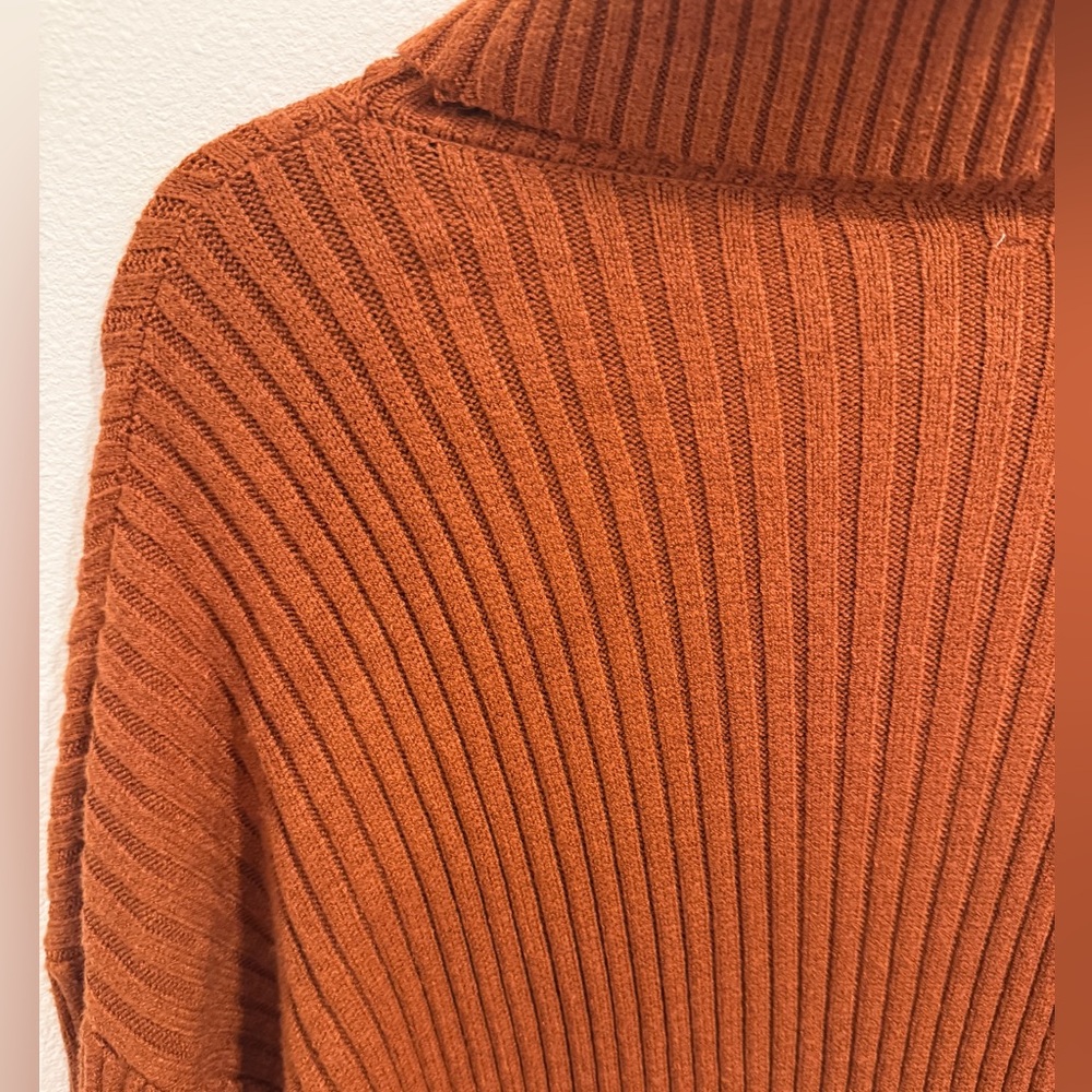 Sweater Dress Turtleneck Long Sleeves - Picture 3 of 3